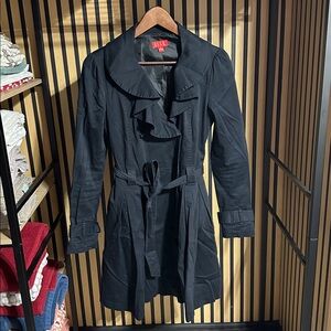 Elle Black Trench Coat